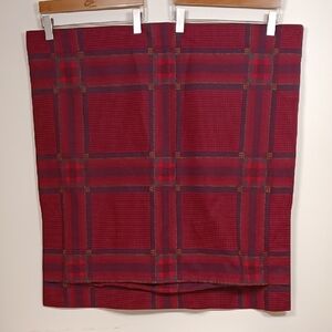 Houndstooth Print Percale Euro Sham Made In France